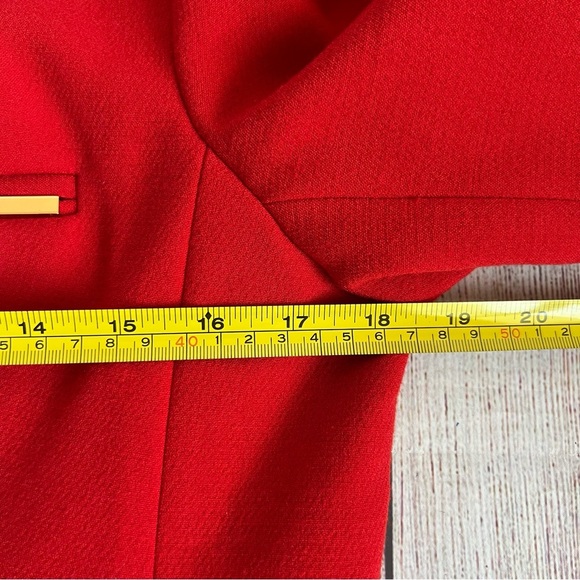 MICHAEL Michael Kors Red Blazer 10 - Picture 5 of 7